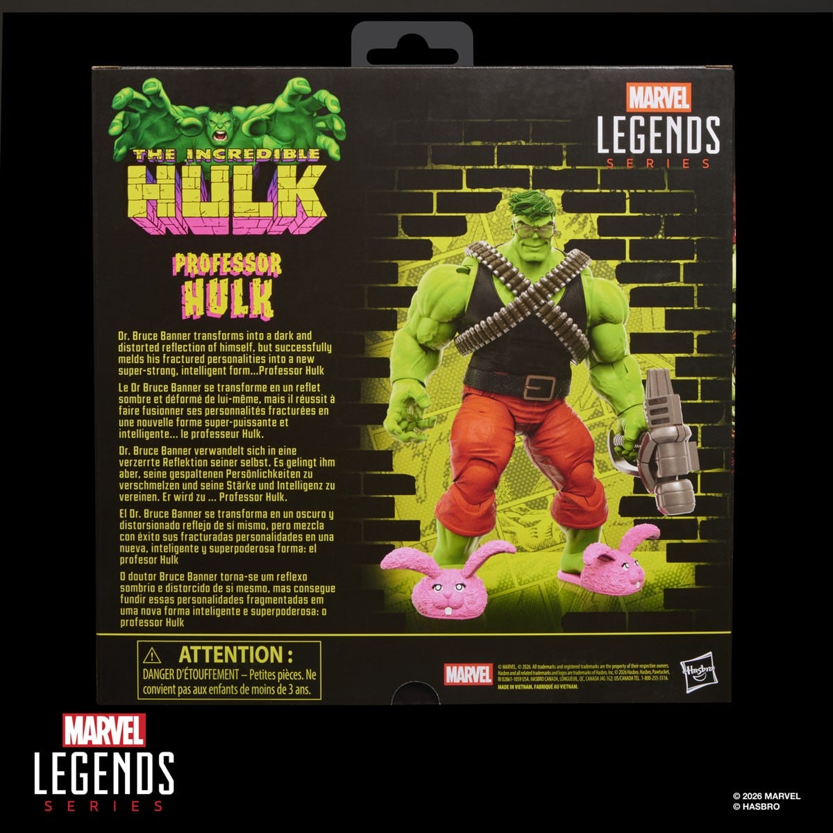 Hasbro 孩之寶「Marvel Legends 教授浩克」預購開始!重現經典漫畫造型,連粉紅兔兔拖鞋都附上 12 Hasbro 孩之寶「Marvel Legends 教授浩克」預購開始!重現經典漫畫造型,連粉紅兔兔拖鞋都附上