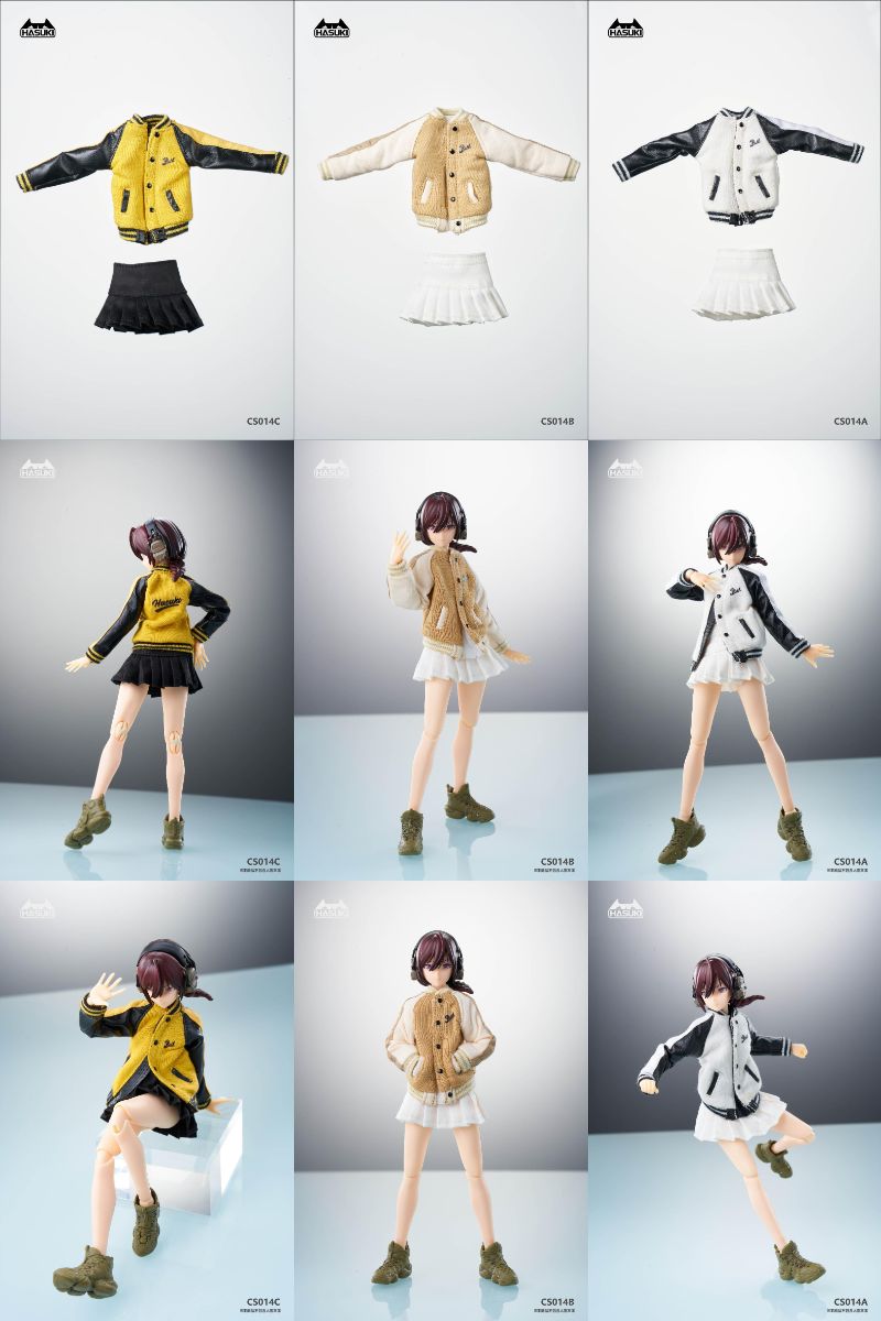 為美少女模型穿上休閒風!HASUKI「棒球夾克與短裙」套組公開 近期開放預購 11 為美少女模型穿上休閒風!HASUKI「棒球夾克與短裙」套組公開 近期開放預購