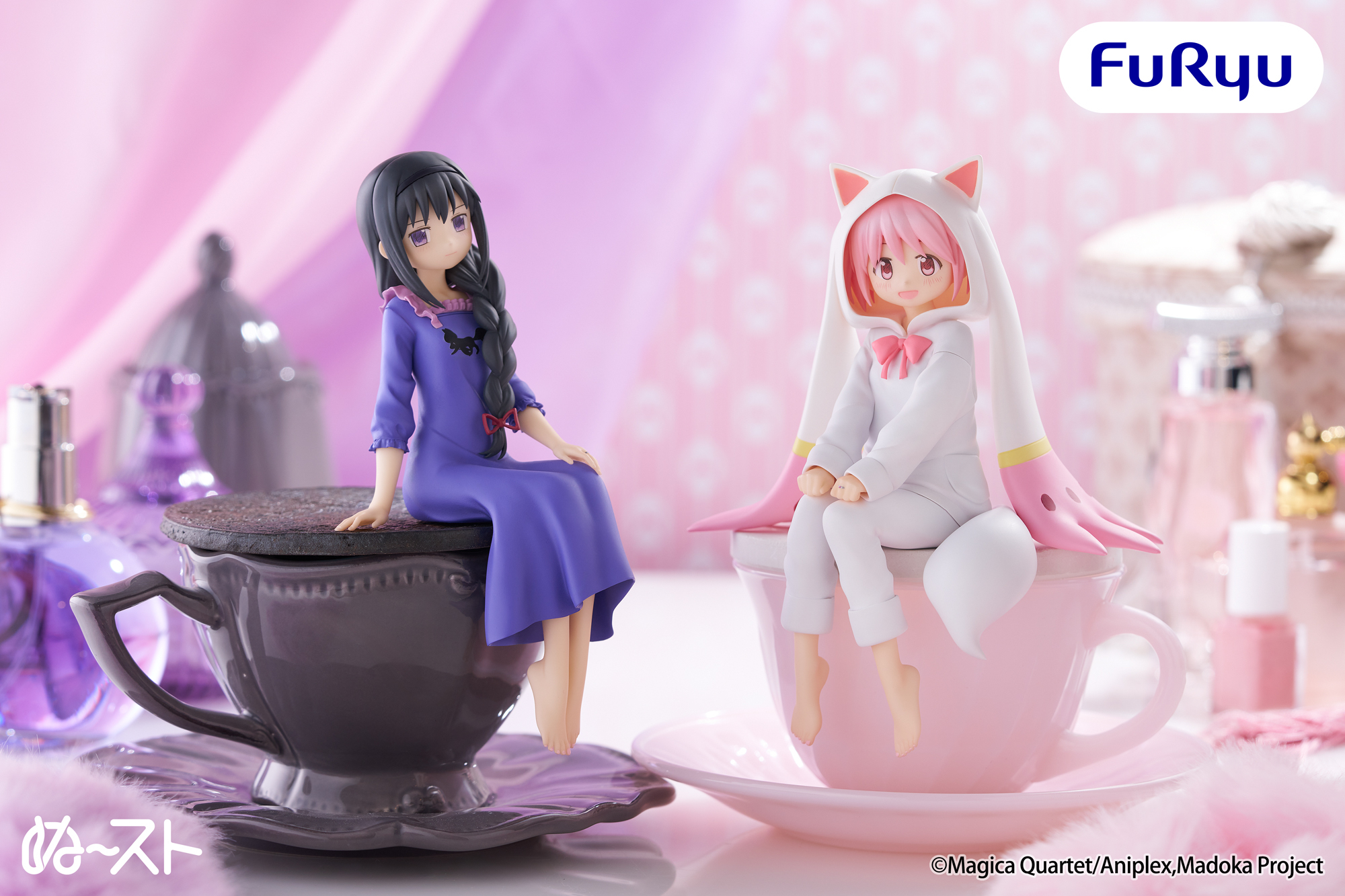 《魔法少女小圓》鹿目圓、曉美焰泡麵蓋模型彩色原型曝光!預計 2026 年 7 月起陸續登場