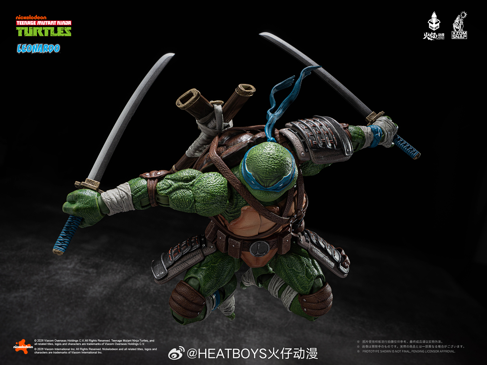 機甲感十足!HeatBoys《忍者龜》李奧納多 1/9 比例可動模型試作曝光 近日將展開預訂 22 機甲感十足!HeatBoys《忍者龜》李奧納多 1/9 比例可動模型試作曝光 近日將展開預訂