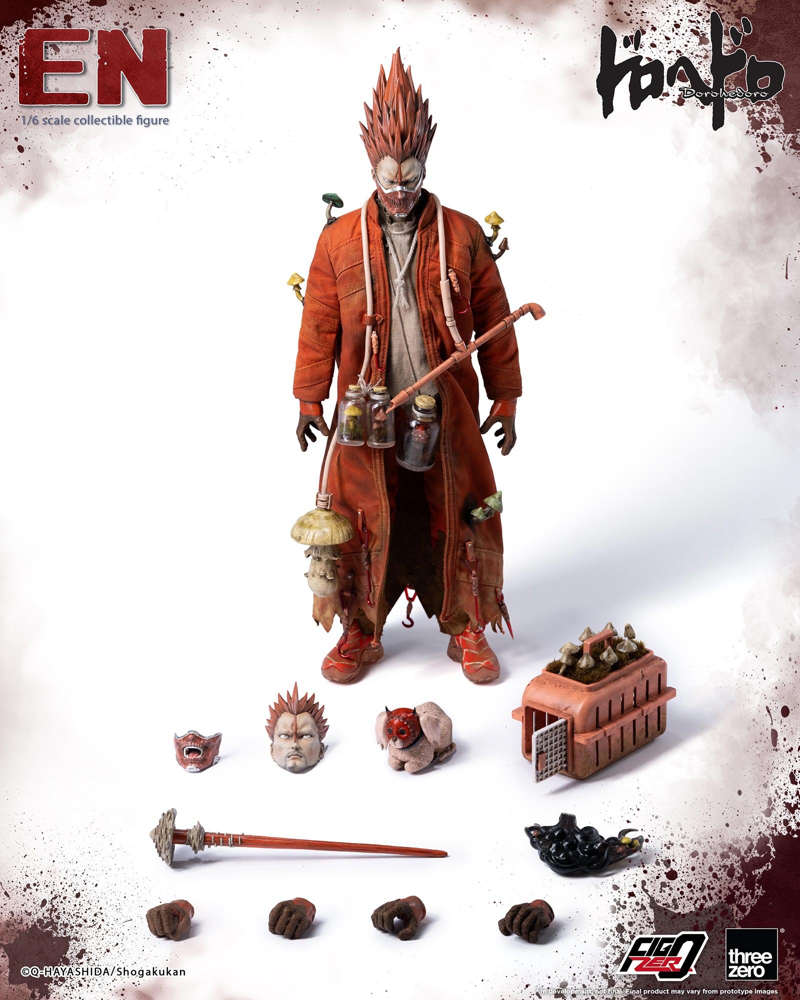《異獸魔都》煙家族老大登場!threezero「FigZero 煙」1/6 可動人像公開,名原型師淺井真紀操刀製作