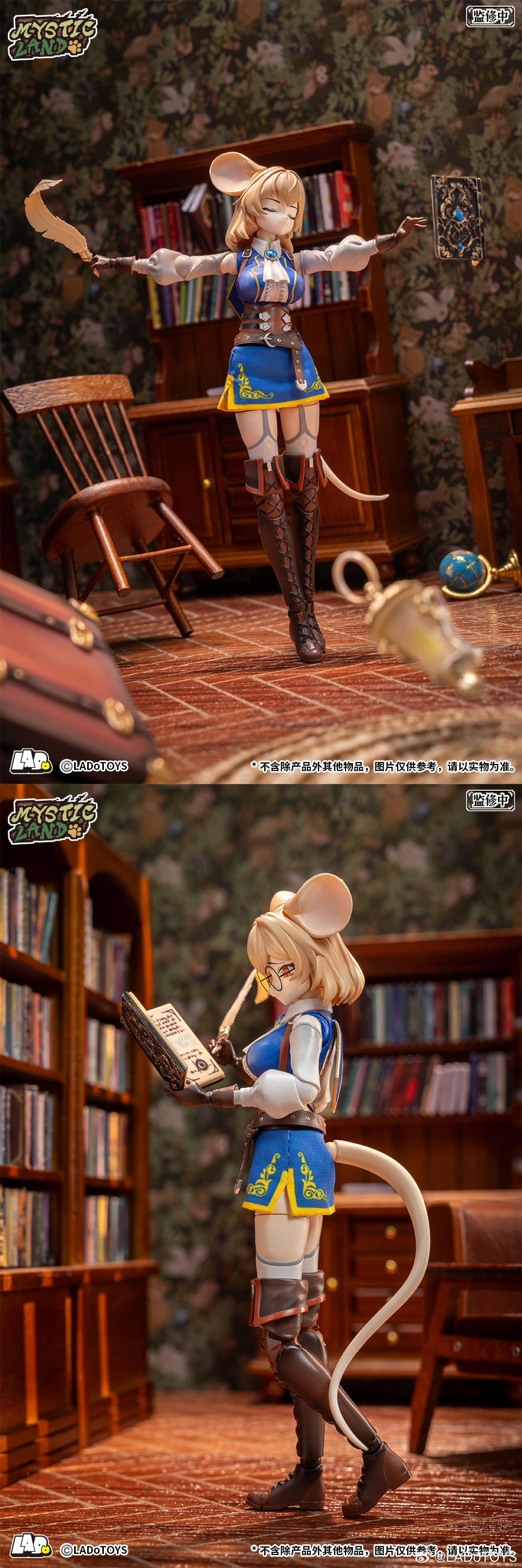 獸耳娘研究員登場!LADoTOYS「魔法大陸」Margaret 1/12 可動模型彩色原型首度公開 2 Margaret 研究員 ver. 彩色原型