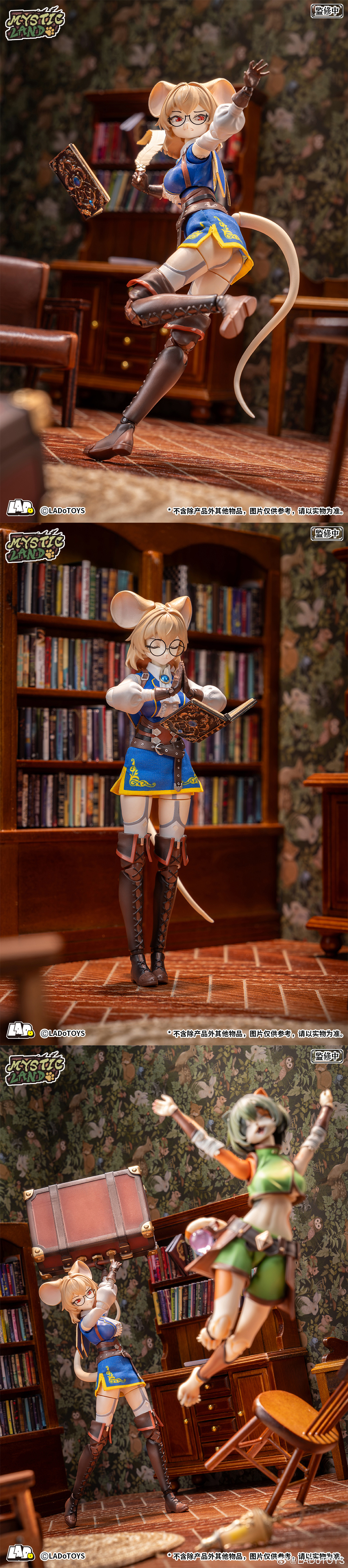 獸耳娘研究員登場!LADoTOYS「魔法大陸」Margaret 1/12 可動模型彩色原型首度公開 3 Margaret 研究員 ver. 彩色原型