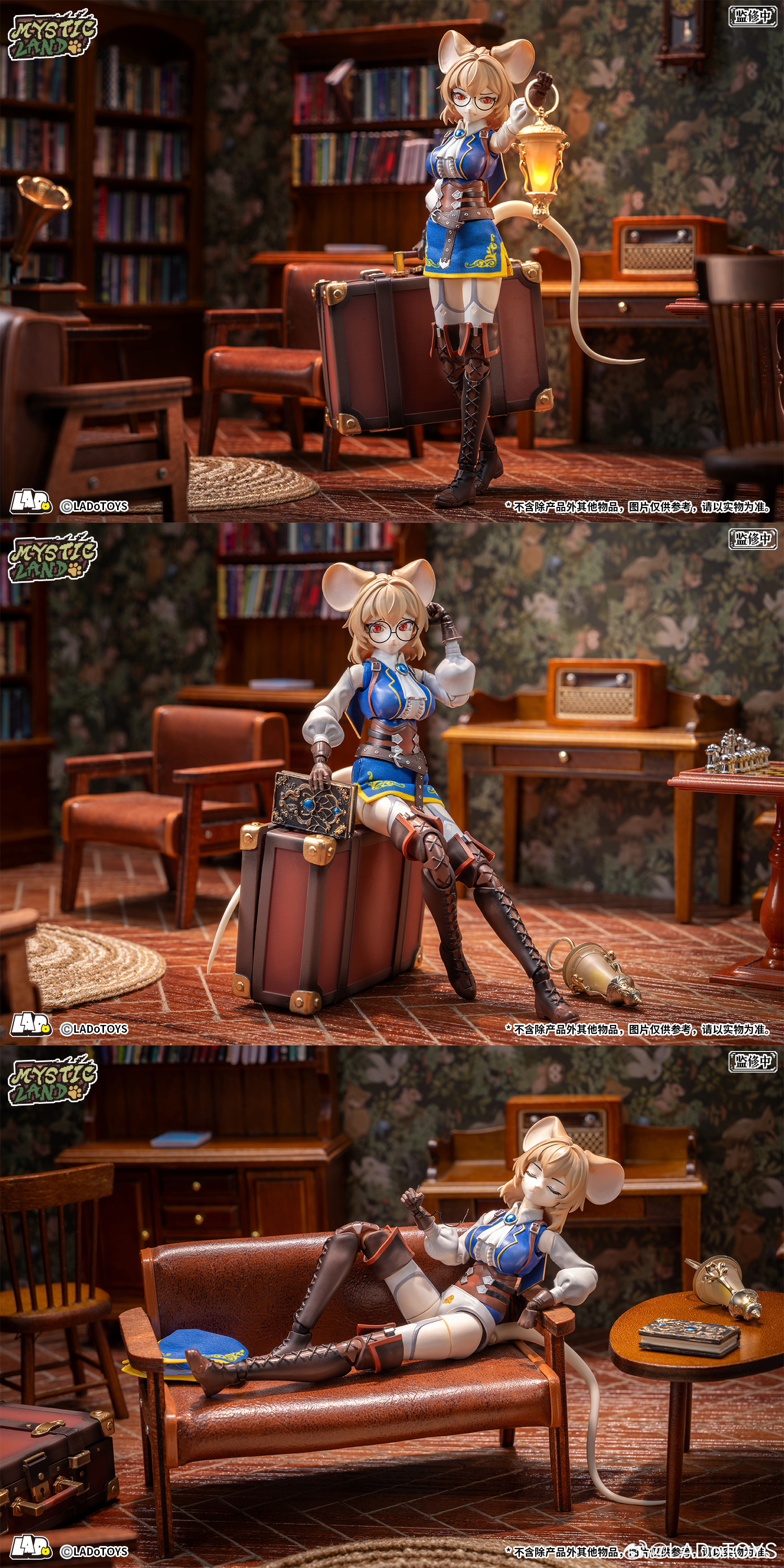 獸耳娘研究員登場!LADoTOYS「魔法大陸」Margaret 1/12 可動模型彩色原型首度公開 4 Margaret 研究員 ver. 彩色原型