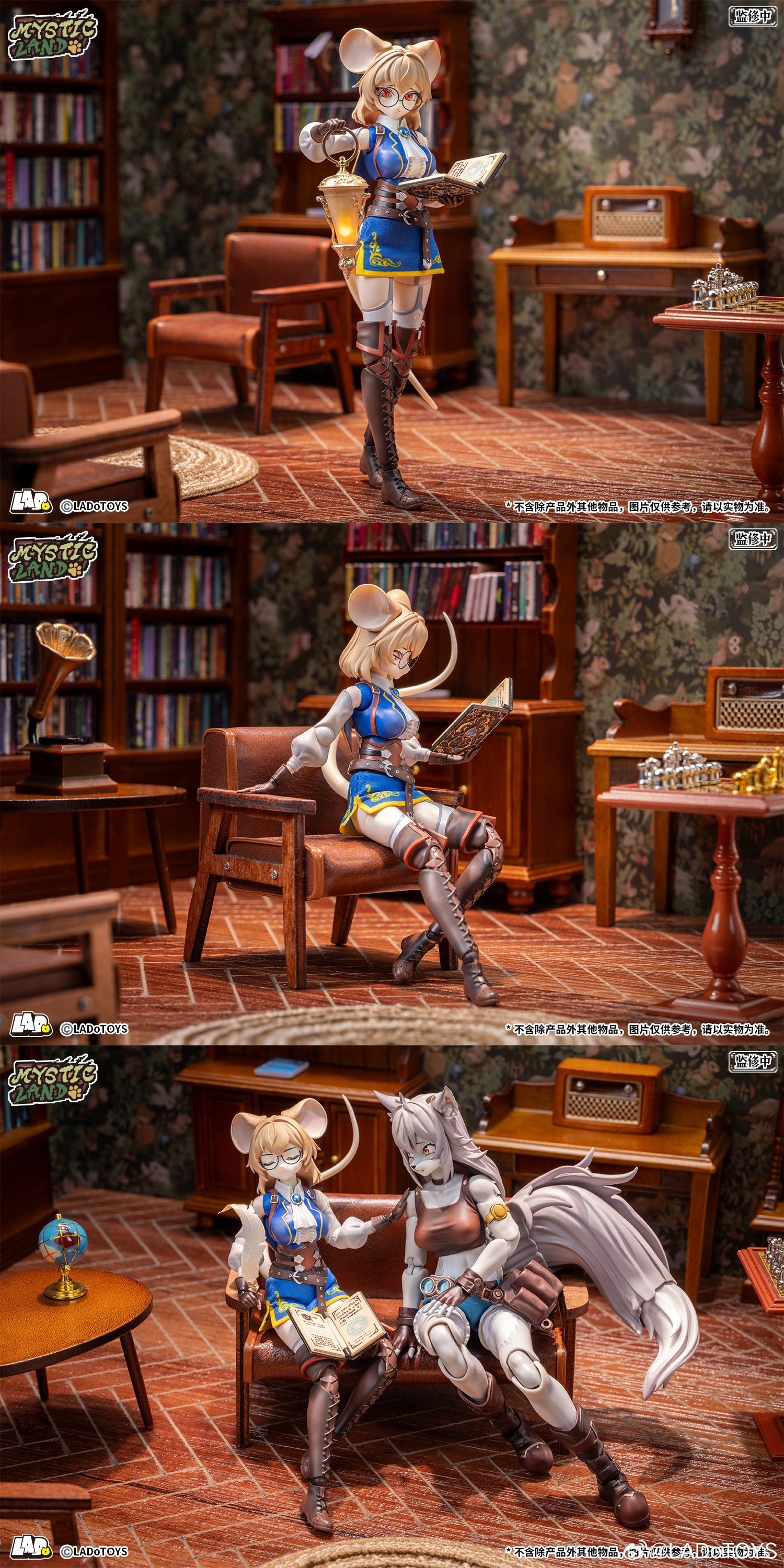 獸耳娘研究員登場!LADoTOYS「魔法大陸」Margaret 1/12 可動模型彩色原型首度公開 5 Margaret 研究員 ver. 彩色原型