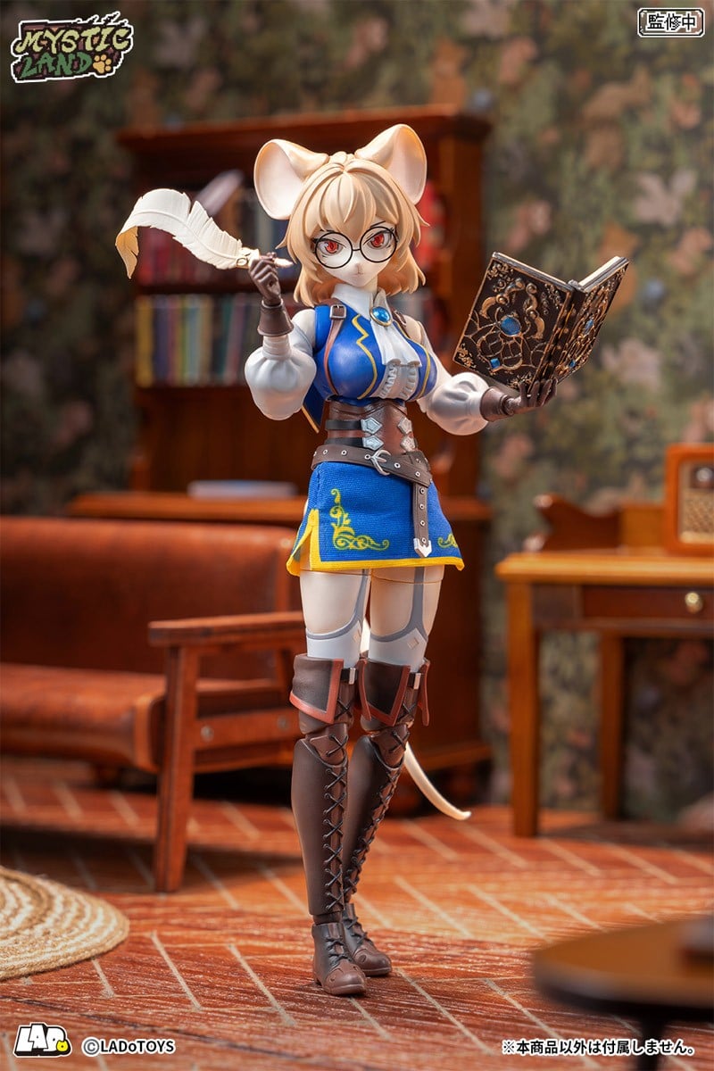 知性美鼠娘登場!LADoTOYS「ミスティックランド」1/12 可動模型 MARGARET 研究員Ver. 開放預購