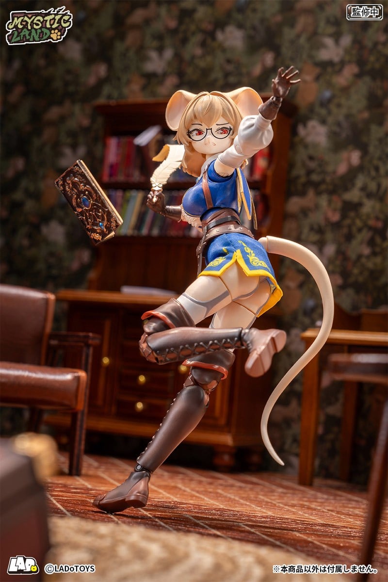 知性美鼠娘登場!LADoTOYS「ミスティックランド」1/12 可動模型 MARGARET 研究員Ver. 開放預購