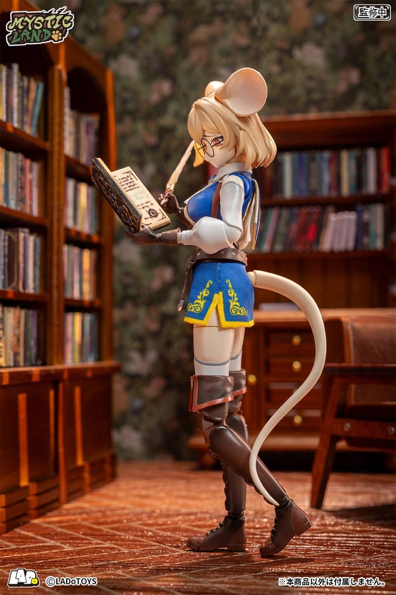 知性美鼠娘登場!LADoTOYS「ミスティックランド」1/12 可動模型 MARGARET 研究員Ver. 開放預購