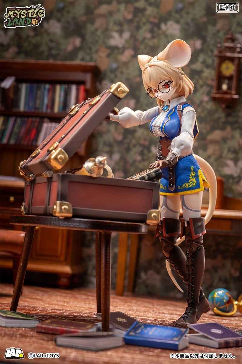 知性美鼠娘登場!LADoTOYS「ミスティックランド」1/12 可動模型 MARGARET 研究員Ver. 開放預購