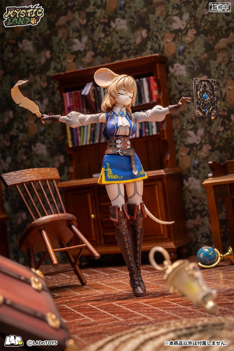 知性美鼠娘登場!LADoTOYS「ミスティックランド」1/12 可動模型 MARGARET 研究員Ver. 開放預購
