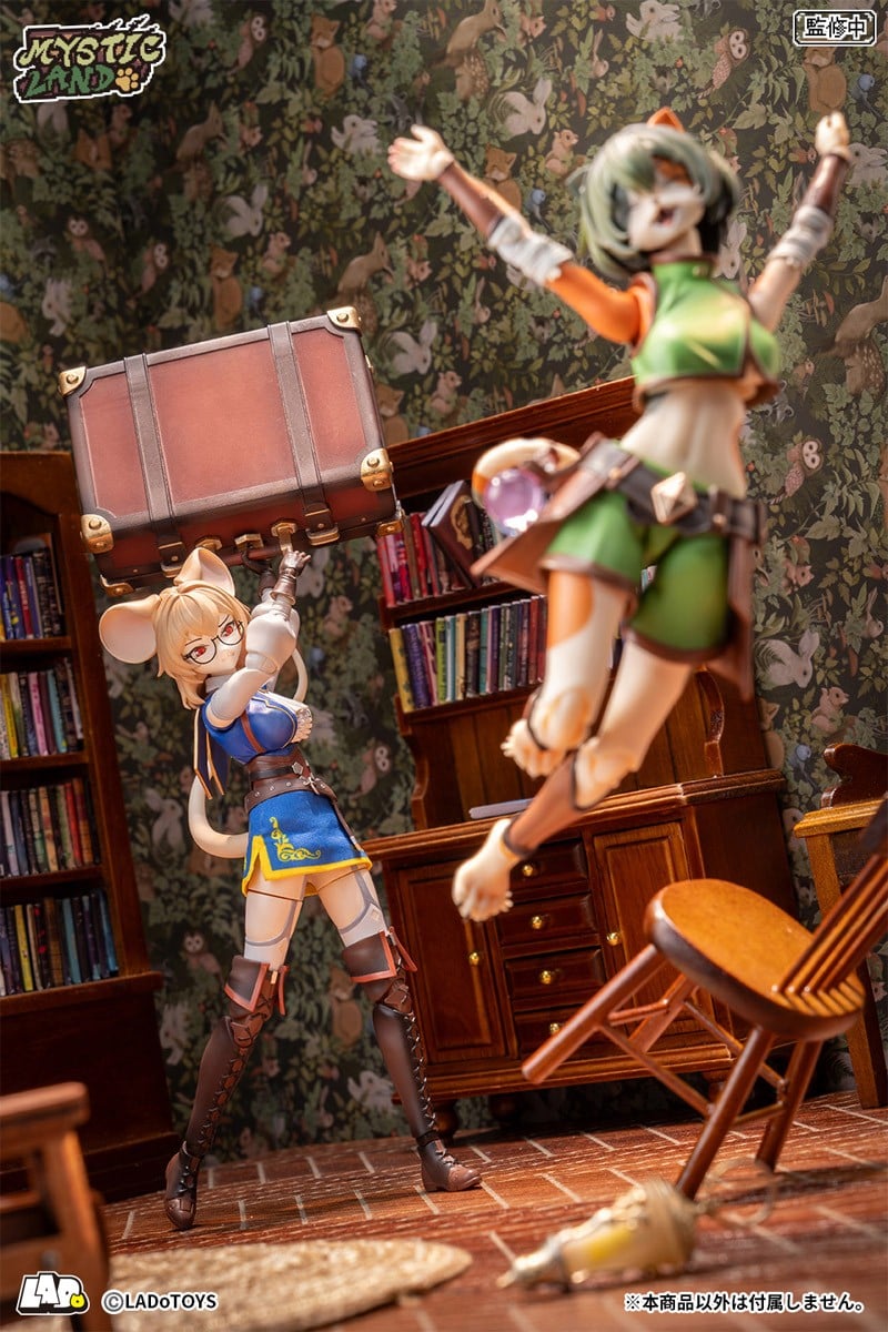 知性美鼠娘登場!LADoTOYS「ミスティックランド」1/12 可動模型 MARGARET 研究員Ver. 開放預購