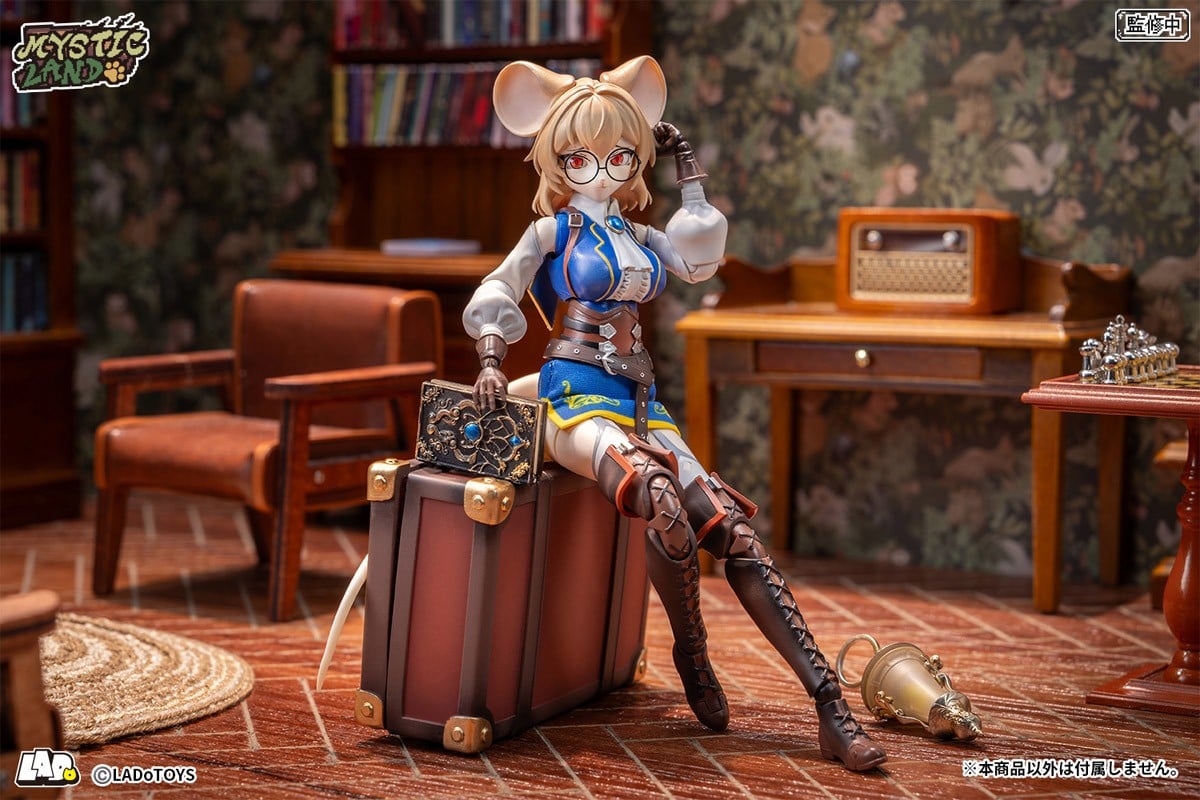 知性美鼠娘登場!LADoTOYS「ミスティックランド」1/12 可動模型 MARGARET 研究員Ver. 開放預購