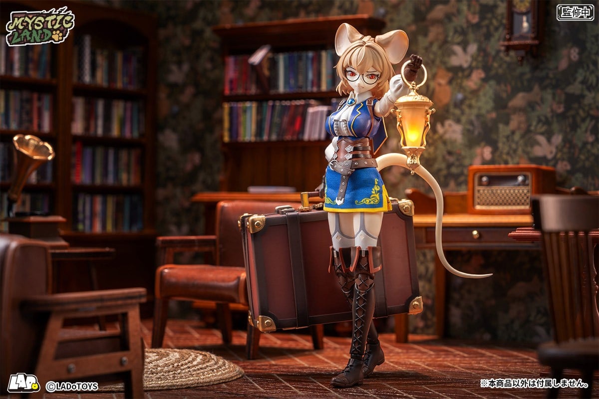 知性美鼠娘登場!LADoTOYS「ミスティックランド」1/12 可動模型 MARGARET 研究員Ver. 開放預購