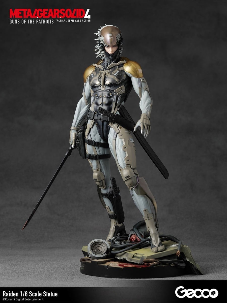 守護史內克的銀髮死神!Gecco《METAL GEAR SOLID 4》1/6 比例「雷電」雕像正式開放預購
