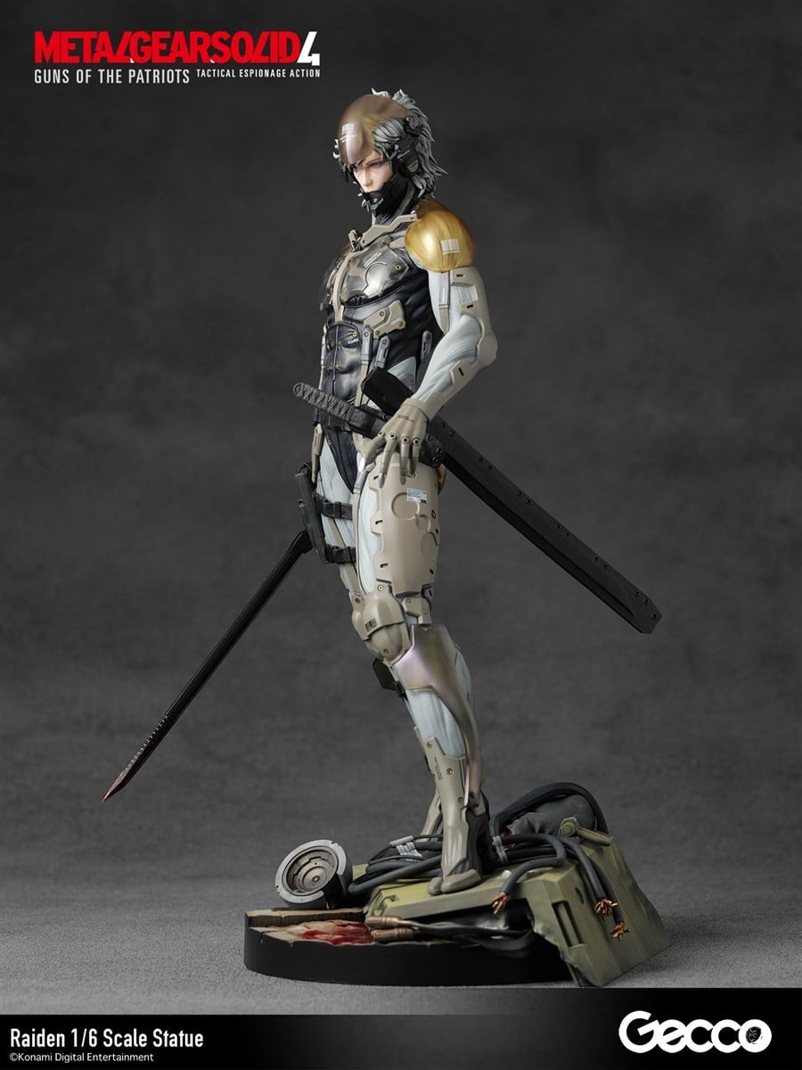 守護史內克的銀髮死神!Gecco《METAL GEAR SOLID 4》1/6 比例「雷電」雕像正式開放預購