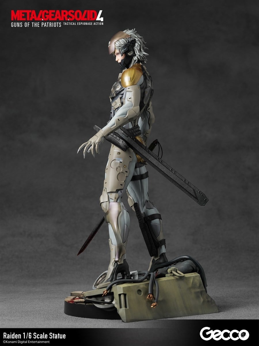 守護史內克的銀髮死神!Gecco《METAL GEAR SOLID 4》1/6 比例「雷電」雕像正式開放預購