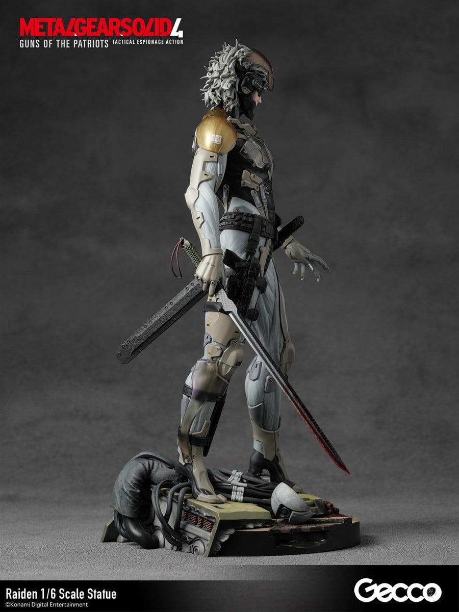 守護史內克的銀髮死神!Gecco《METAL GEAR SOLID 4》1/6 比例「雷電」雕像正式開放預購