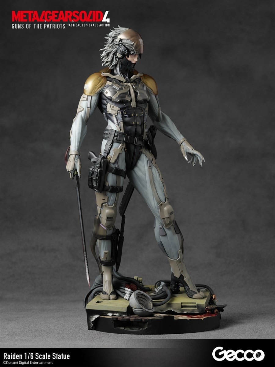 守護史內克的銀髮死神!Gecco《METAL GEAR SOLID 4》1/6 比例「雷電」雕像正式開放預購