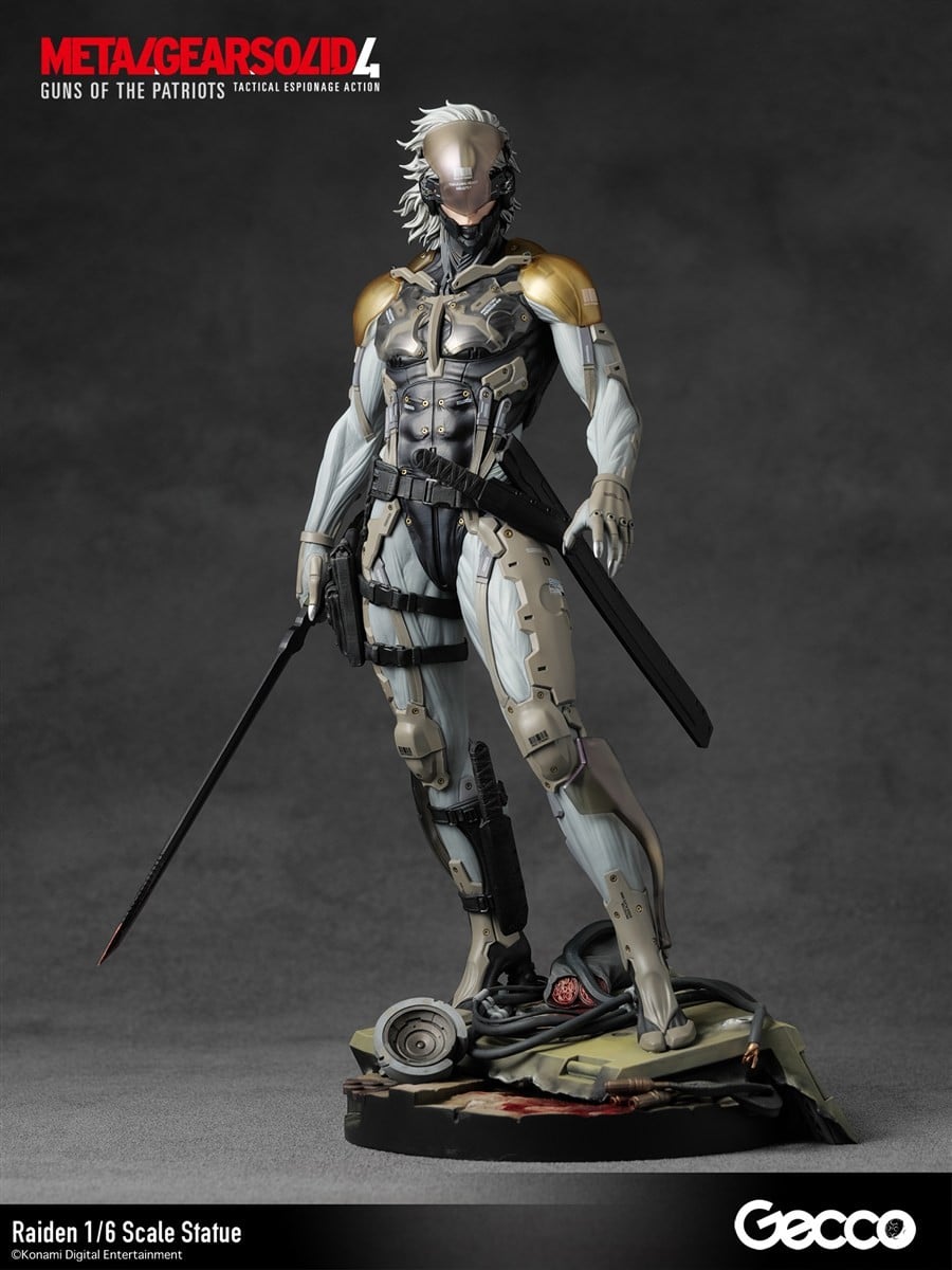 守護史內克的銀髮死神!Gecco《METAL GEAR SOLID 4》1/6 比例「雷電」雕像正式開放預購