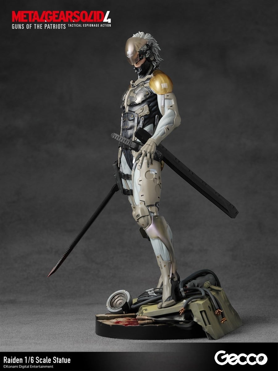 守護史內克的銀髮死神!Gecco《METAL GEAR SOLID 4》1/6 比例「雷電」雕像正式開放預購