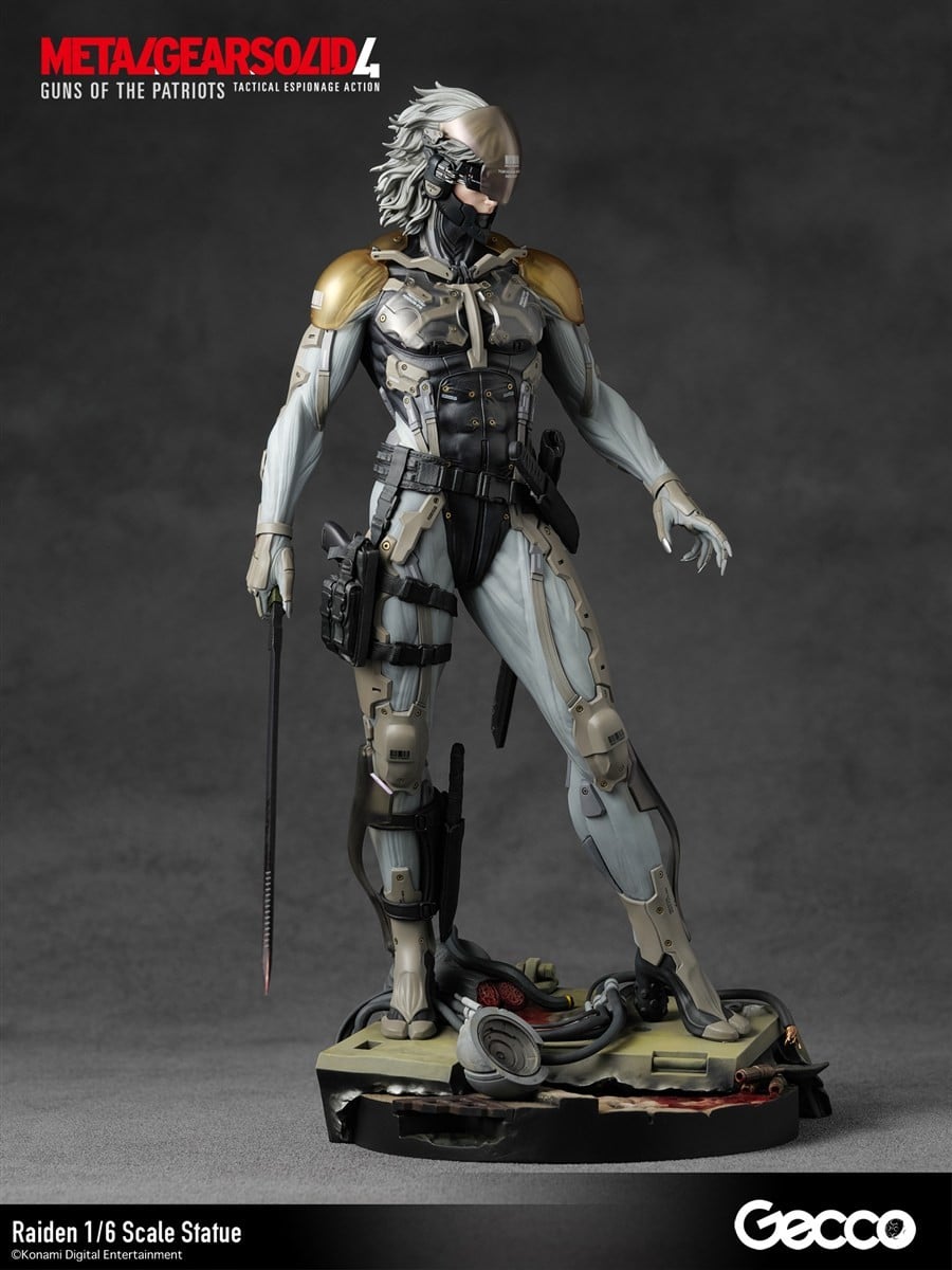 守護史內克的銀髮死神!Gecco《METAL GEAR SOLID 4》1/6 比例「雷電」雕像正式開放預購