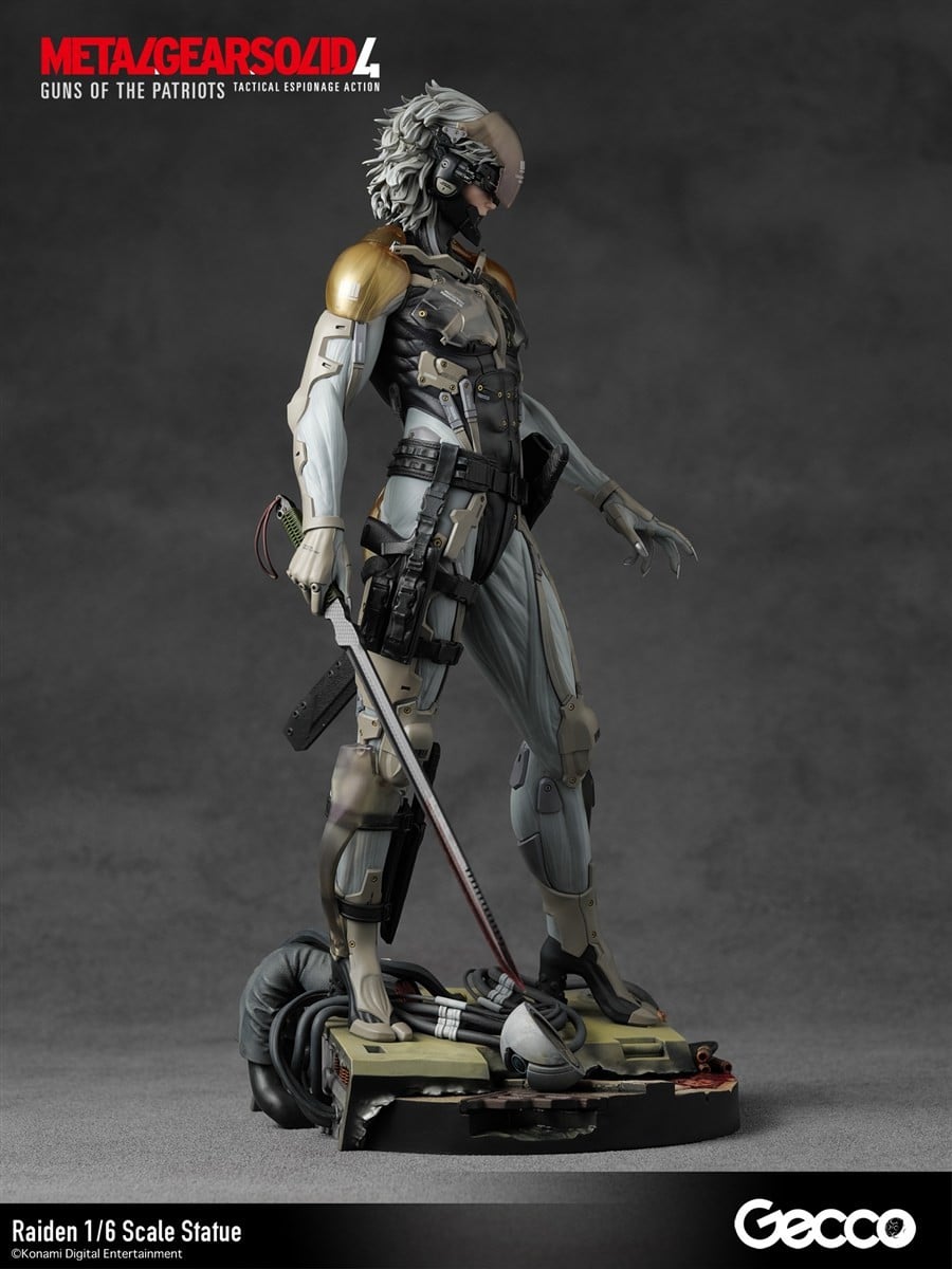 守護史內克的銀髮死神!Gecco《METAL GEAR SOLID 4》1/6 比例「雷電」雕像正式開放預購