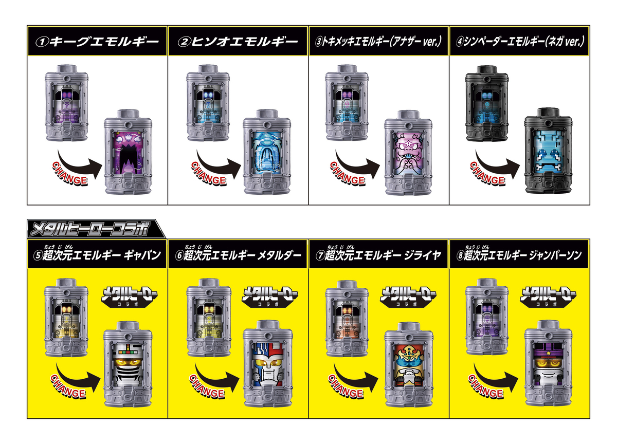 BANDAI 最新食玩「超宇宙刑事ギャバン インフィニティ SGエモルギア01」完整陣容揭曉 預計 4 月 27 日發售 1 BANDAI 最新食玩「超宇宙刑事ギャバン インフィニティ SGエモルギア01」完整陣容揭曉 預計 4 月 27 日發售
