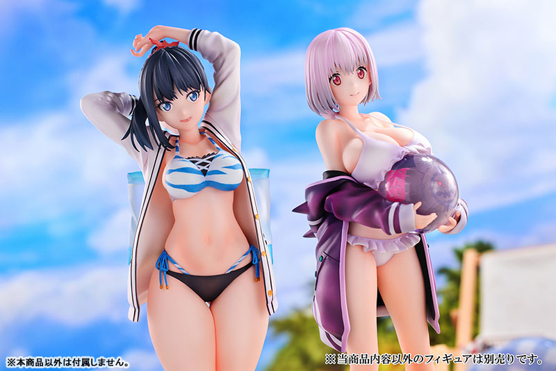 《SSSS.GRIDMAN》寶多六花、新條茜泳裝模型出貨日確定!Alphamax 預計 2026 年 4 月初發售