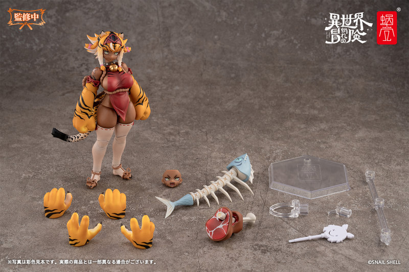 蝸之殼 RPG-042 虎女 Garu 今日發售!1000 道塗裝展現精緻野性萌 3 蝸之殼 RPG-042 虎女 Garu 今日發售!1000 道塗裝展現精緻野性萌