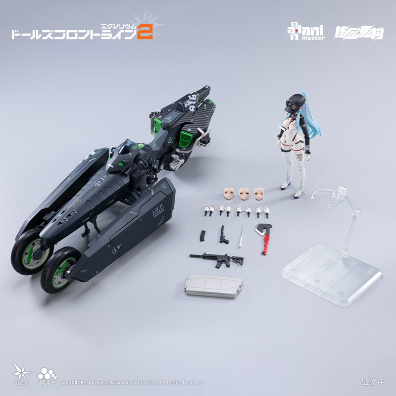 《少女前線 2:追放》庫魯凱「極速之星」 1/12 可動模型預購展開,重機配件同步登場 1 《少女前線 2:追放》庫魯凱「極速之星」 1/12 可動模型預購展開,重機配件同步登場