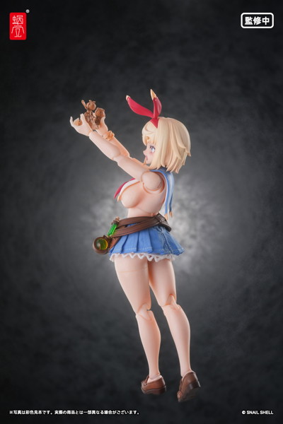 蝸之殼看板娘「小蝸」參戰!1/12 可動模型「冒險者 Snail」預購起跑,特色眼部眉毛連動與「大容量」龜殼收納 3 蝸之殼看板娘「小蝸」參戰!1/12 可動模型「冒險者 Snail」預購起跑,特色眼部眉毛連動與「大容量」龜殼收納