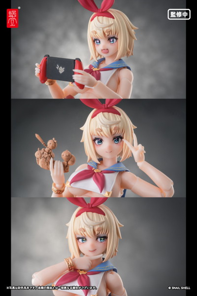 蝸之殼看板娘「小蝸」參戰!1/12 可動模型「冒險者 Snail」預購起跑,特色眼部眉毛連動與「大容量」龜殼收納 4 蝸之殼看板娘「小蝸」參戰!1/12 可動模型「冒險者 Snail」預購起跑,特色眼部眉毛連動與「大容量」龜殼收納