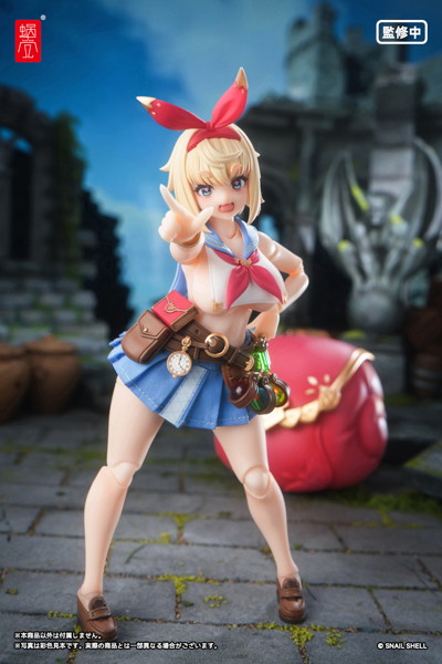 蝸之殼看板娘「小蝸」參戰!1/12 可動模型「冒險者 Snail」預購起跑,特色眼部眉毛連動與「大容量」龜殼收納 6 蝸之殼看板娘「小蝸」參戰!1/12 可動模型「冒險者 Snail」預購起跑,特色眼部眉毛連動與「大容量」龜殼收納
