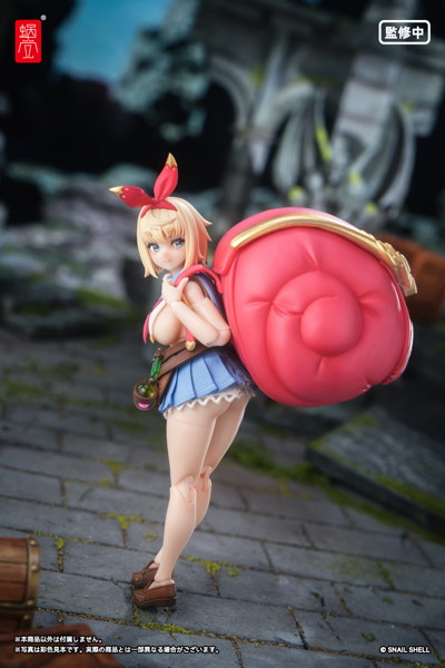 蝸之殼看板娘「小蝸」參戰!1/12 可動模型「冒險者 Snail」預購起跑,特色眼部眉毛連動與「大容量」龜殼收納 22 蝸之殼看板娘「小蝸」參戰!1/12 可動模型「冒險者 Snail」預購起跑,特色眼部眉毛連動與「大容量」龜殼收納