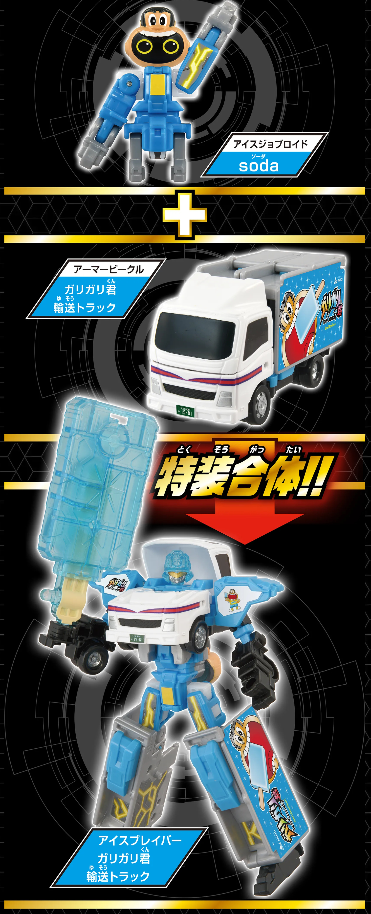 TOMICA 特裝合體 JOBRAVER 聯名日本國民冰棒!「冰棒勇者 嘎哩嘎哩君 運輸卡車」預計 2026 年 6 月上市 2 TOMICA 特裝合體 JOBRAVER 聯名日本國民冰棒!「冰棒勇者 嘎哩嘎哩君 運輸卡車」預計 2026 年 6 月上市