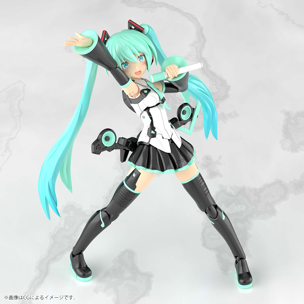25公分大規格!壽屋「Grande Scale Frame Music Girl 初音未來」組裝模型開放預約 2 25公分大規格!壽屋「Grande Scale Frame Music Girl 初音未來」組裝模型開放預約