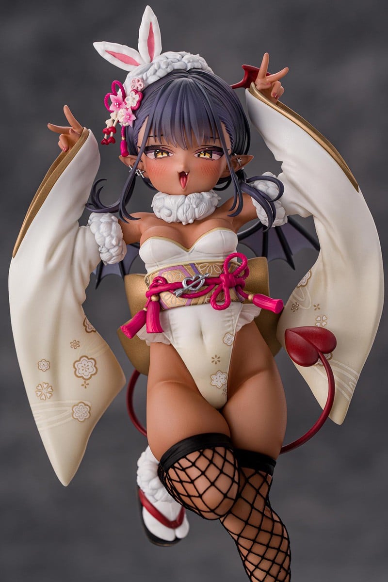 Kiwi Toys「褐色魅魔 振袖兔女郎」美少女模型開放預購 雙版本同步登場 2 Kiwi Toys「褐色魅魔 振袖兔女郎」美少女模型開放預購 雙版本同步登場