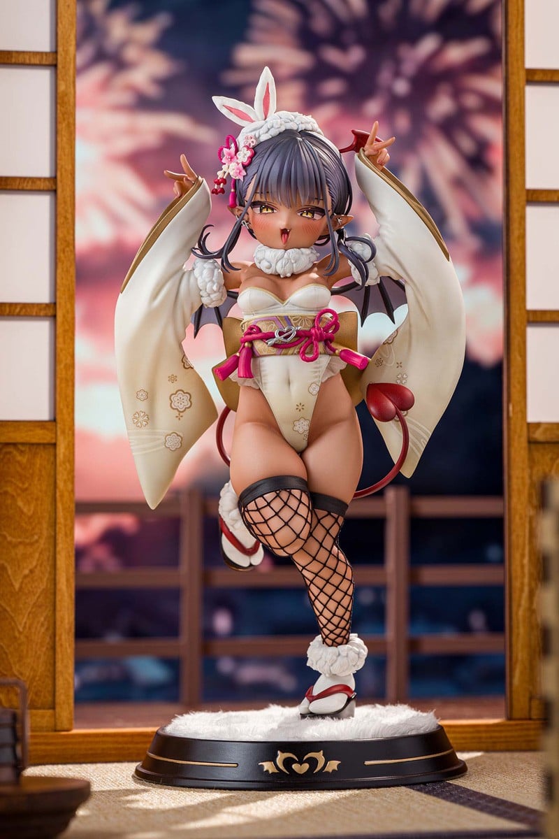 Kiwi Toys「褐色魅魔 振袖兔女郎」美少女模型開放預購 雙版本同步登場 4 Kiwi Toys「褐色魅魔 振袖兔女郎」美少女模型開放預購 雙版本同步登場