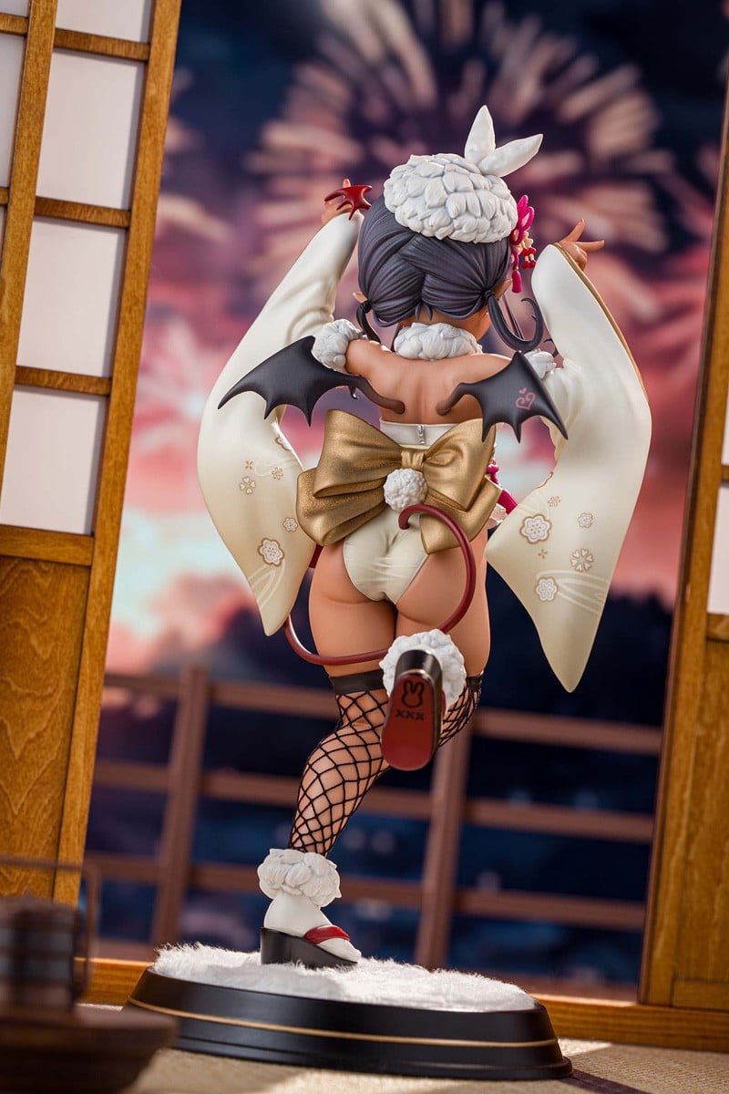 Kiwi Toys「褐色魅魔 振袖兔女郎」美少女模型開放預購 雙版本同步登場 8 Kiwi Toys「褐色魅魔 振袖兔女郎」美少女模型開放預購 雙版本同步登場