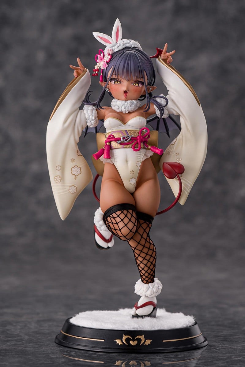 Kiwi Toys「褐色魅魔 振袖兔女郎」美少女模型開放預購 雙版本同步登場 10 Kiwi Toys「褐色魅魔 振袖兔女郎」美少女模型開放預購 雙版本同步登場