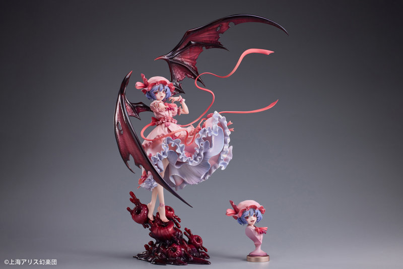 《東方Project》蕾米莉亞 1/7 模型開放預購 附贈替換頭部與胸像底座 1 《東方Project》蕾米莉亞 1/7 模型開放預購 附贈替換頭部與胸像底座