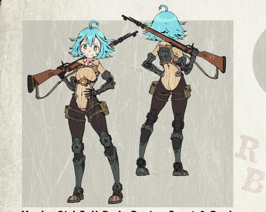 機甲少女新作!HEMOXIAN 原創組裝模型「铁锈蔷薇」企劃正式啟動