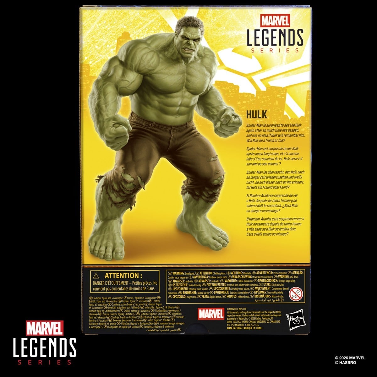 Marvel Legends 推出《蜘蛛人:全新之日》系列新作 蜘蛛人、浩克 2026 年夏季登場 19 Marvel Legends 推出《蜘蛛人:全新之日》系列新作 蜘蛛人、浩克 2026 年夏季登場