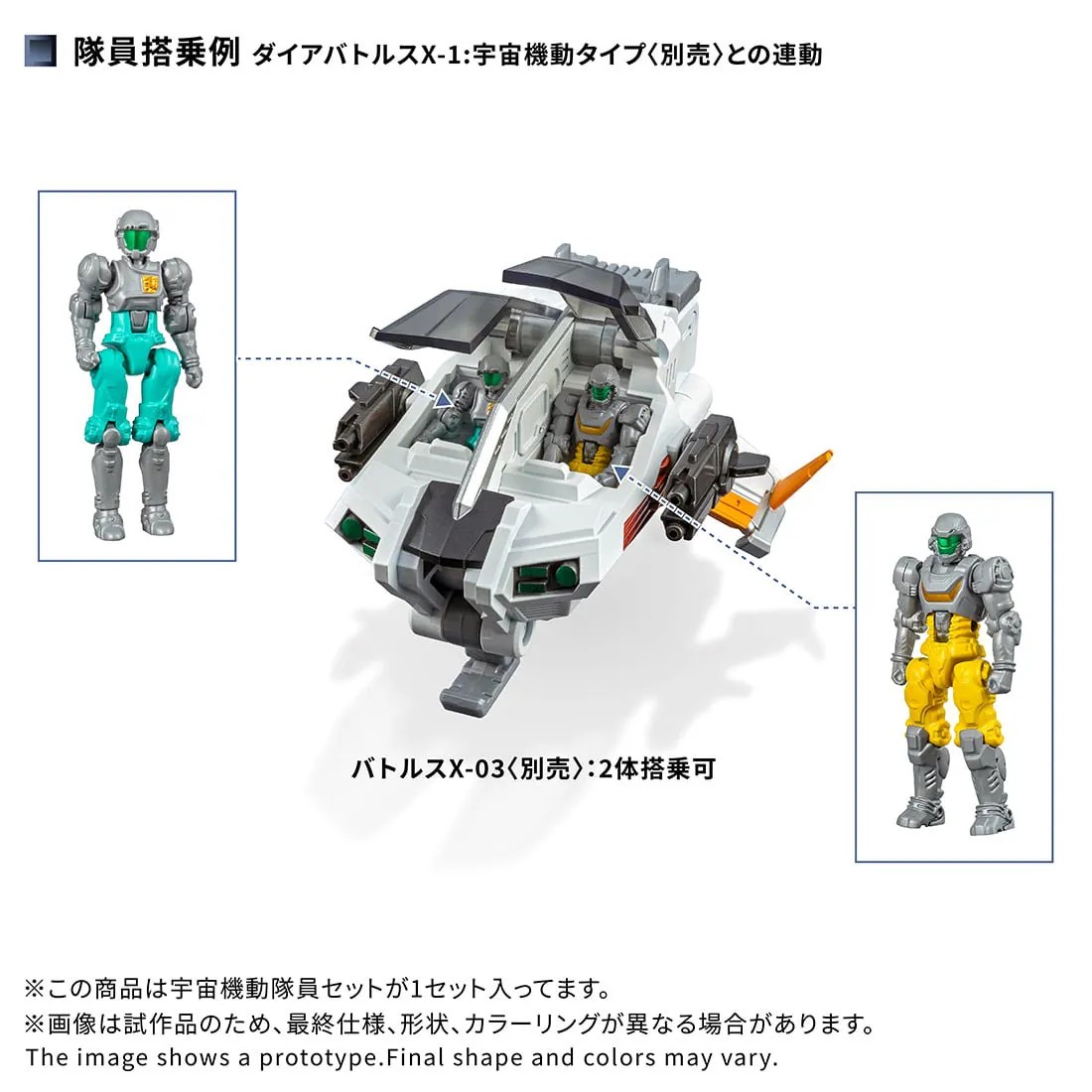 Takara Tomy 限定《Diaclone》DA-125 宇宙機動隊員套組預購開跑 2 Takara Tomy 限定《Diaclone》DA-125 宇宙機動隊員套組預購開跑