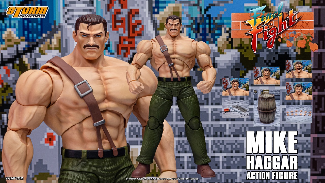 經典街機《Final Fight》市長麥克哈格化身可動人偶!Storm Collectibles 近日開放預購 1 經典街機《Final Fight》市長麥克哈格化身可動人偶!Storm Collectibles 近日開放預購