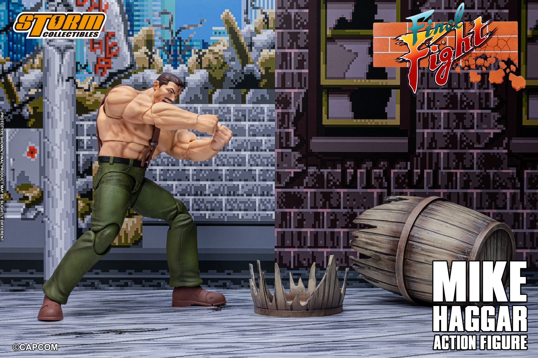 經典街機《Final Fight》市長麥克哈格化身可動人偶!Storm Collectibles 近日開放預購 4 經典街機《Final Fight》市長麥克哈格化身可動人偶!Storm Collectibles 近日開放預購