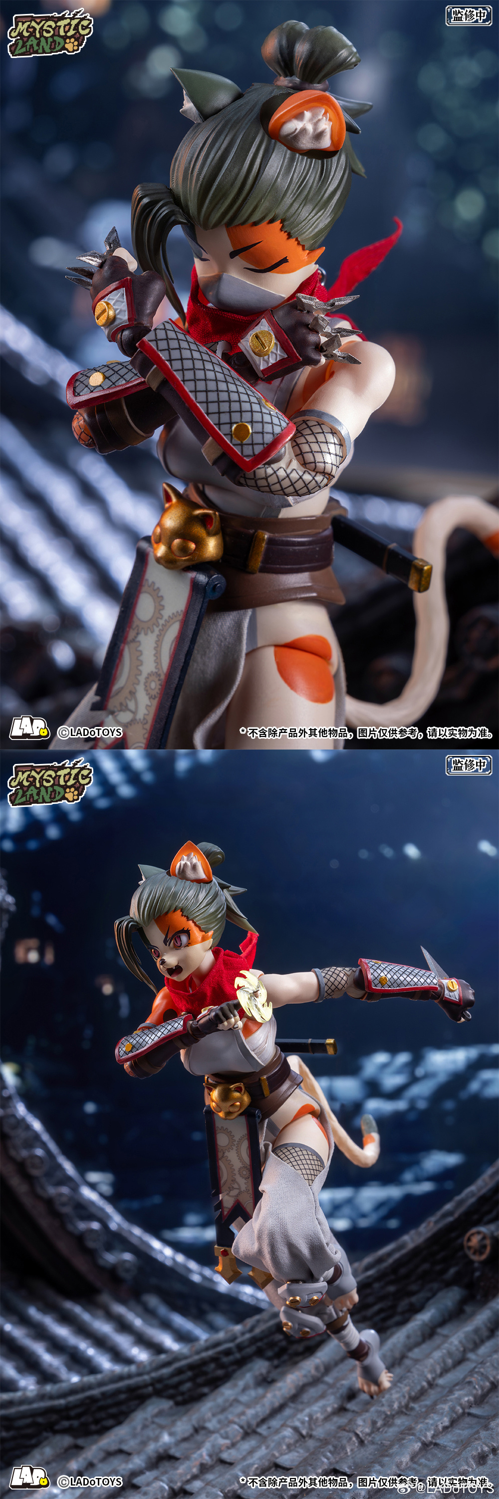 忍者獸娘降臨!LADoTOYS「トニア忍者スタイル」1/12 可動人偶原型公開 2 忍者獸娘降臨!LADoTOYS「トニア忍者スタイル」1/12 可動人偶原型公開