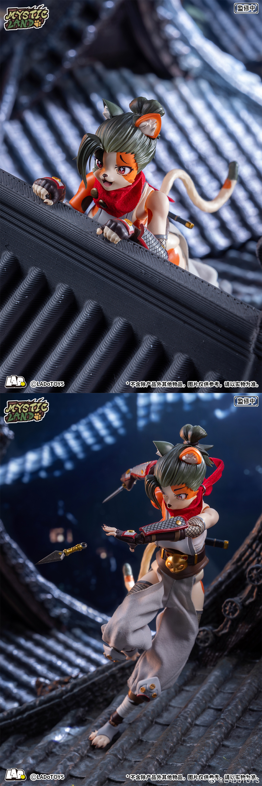 忍者獸娘降臨!LADoTOYS「トニア忍者スタイル」1/12 可動人偶原型公開 3 忍者獸娘降臨!LADoTOYS「トニア忍者スタイル」1/12 可動人偶原型公開