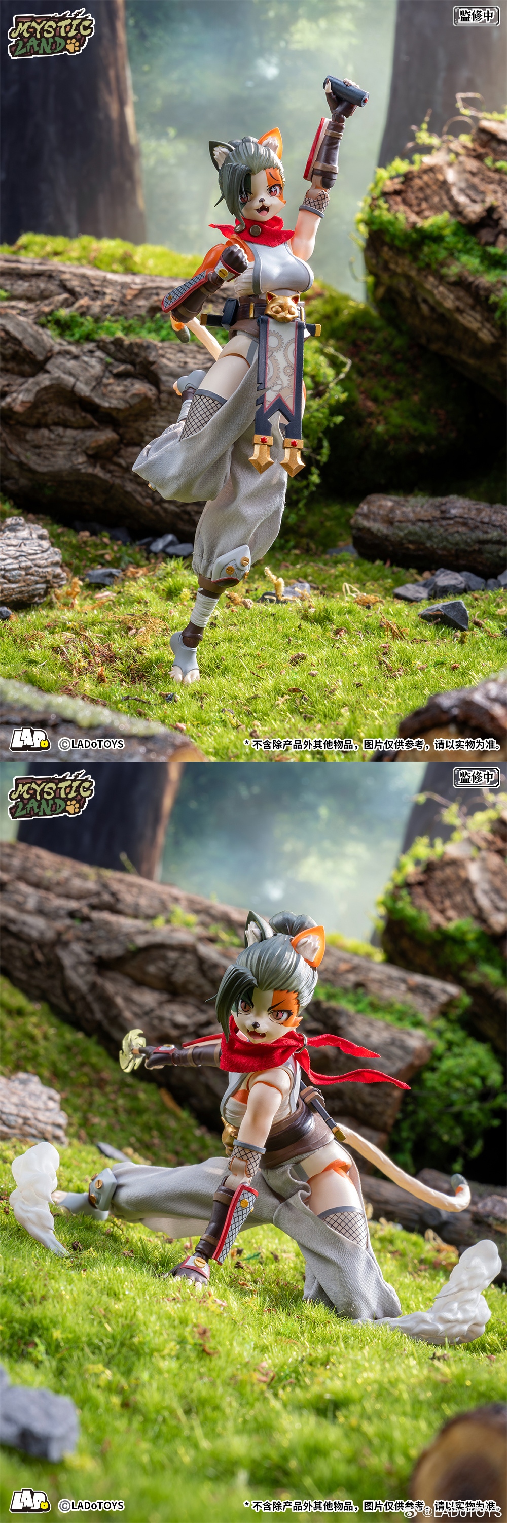 忍者獸娘降臨!LADoTOYS「トニア忍者スタイル」1/12 可動人偶原型公開 5 忍者獸娘降臨!LADoTOYS「トニア忍者スタイル」1/12 可動人偶原型公開