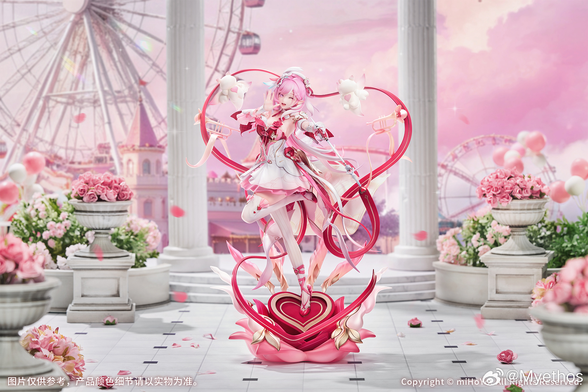 《崩壞 3rd》愛莉希雅 1/7 比例模型 5 月 31 日開訂 華麗妖精姿態再現